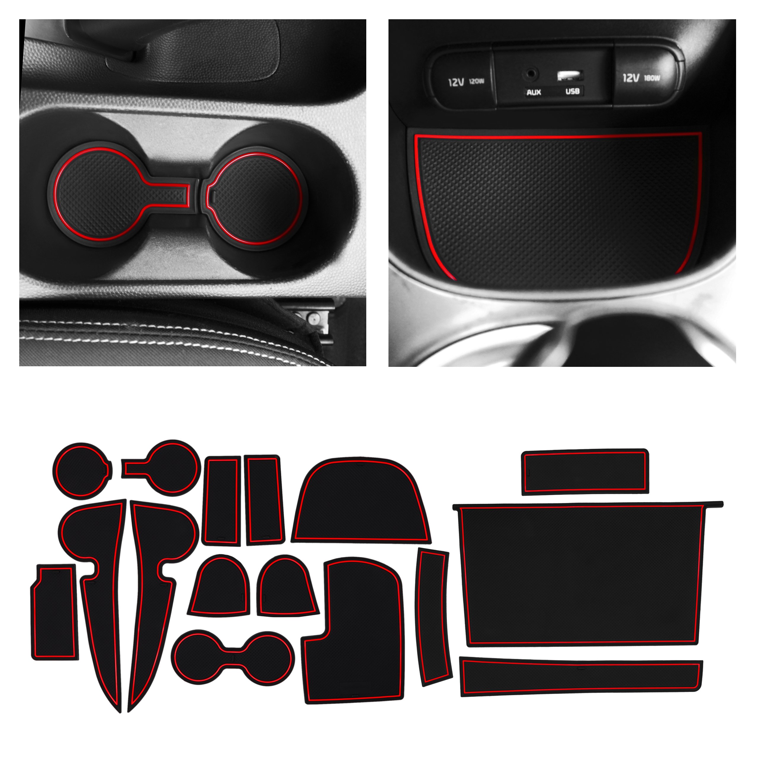 CupHolderHero Kia Soul 2014-2019 Liner Accessories - Foto 28 di 45