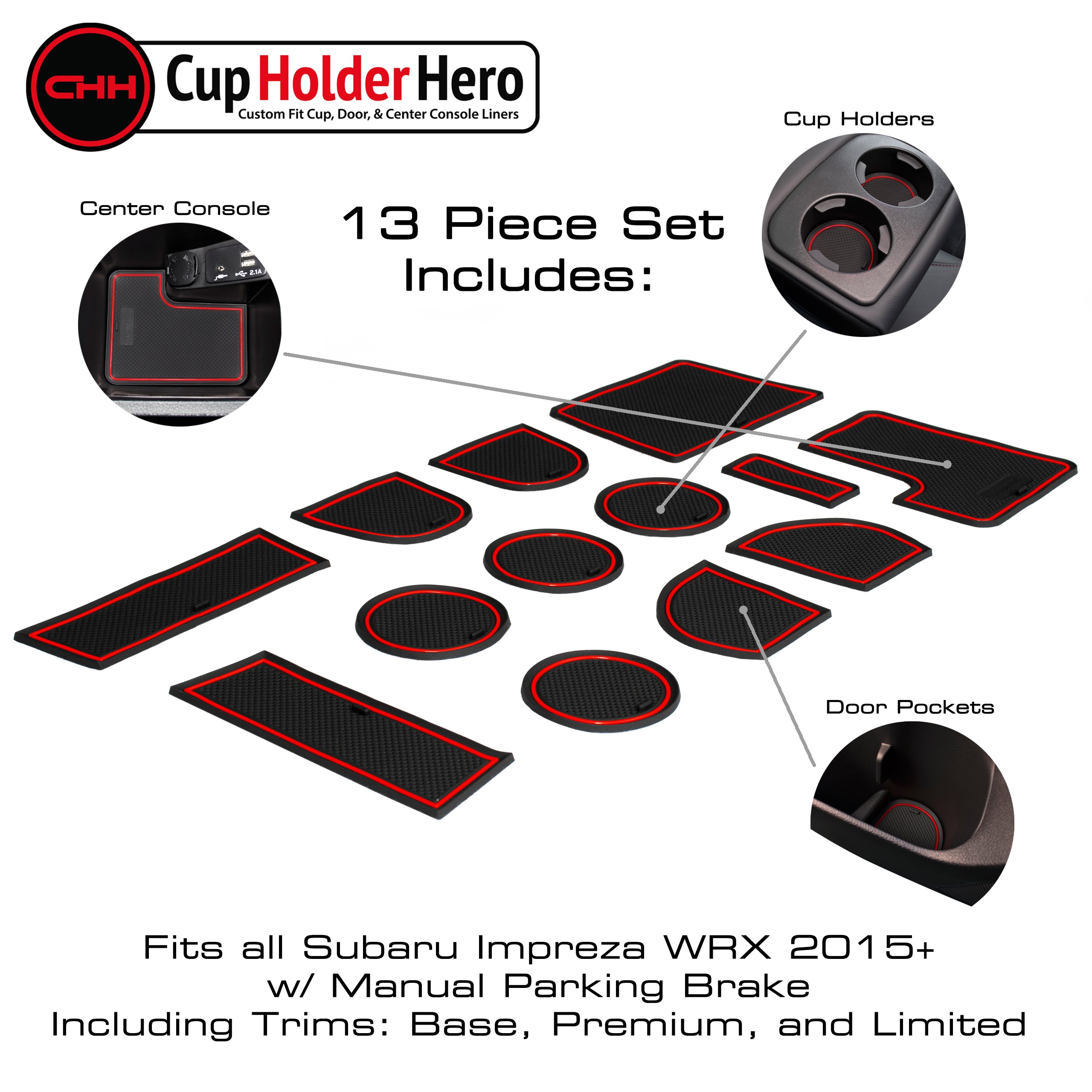 CupHolderHero Subaru WRX 2015-2020 Liner Accessories