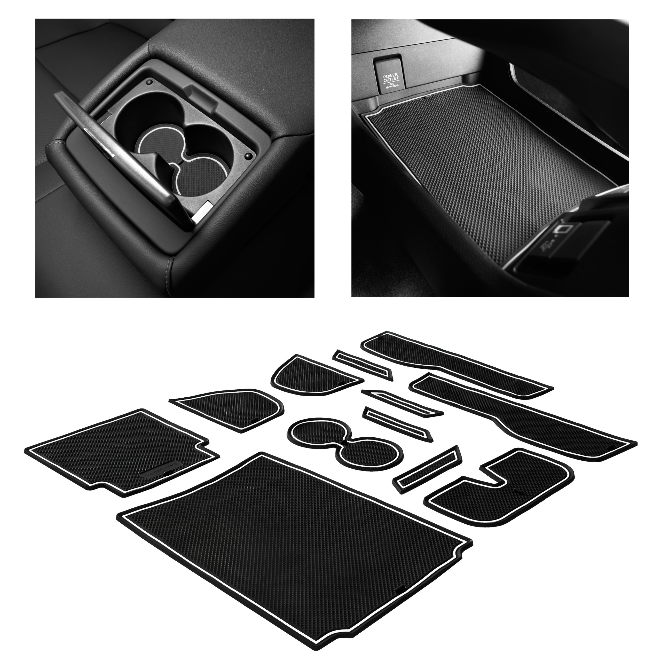 Accesorios de revestimiento CupHolderHero Honda Clarity 2017-2021 - Imagen 54 de 54