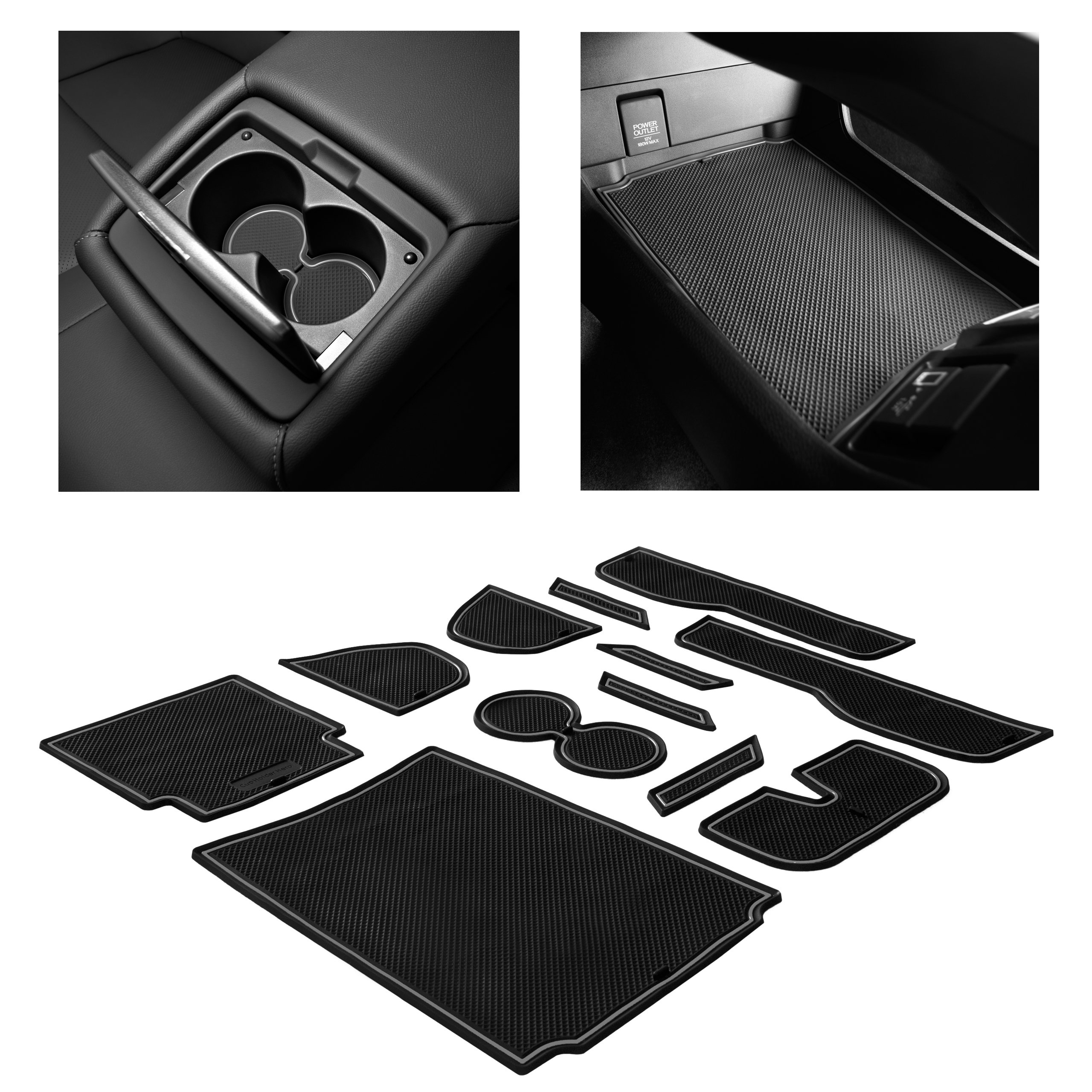Accesorios de revestimiento CupHolderHero Honda Clarity 2017-2021 - Imagen 36 de 54
