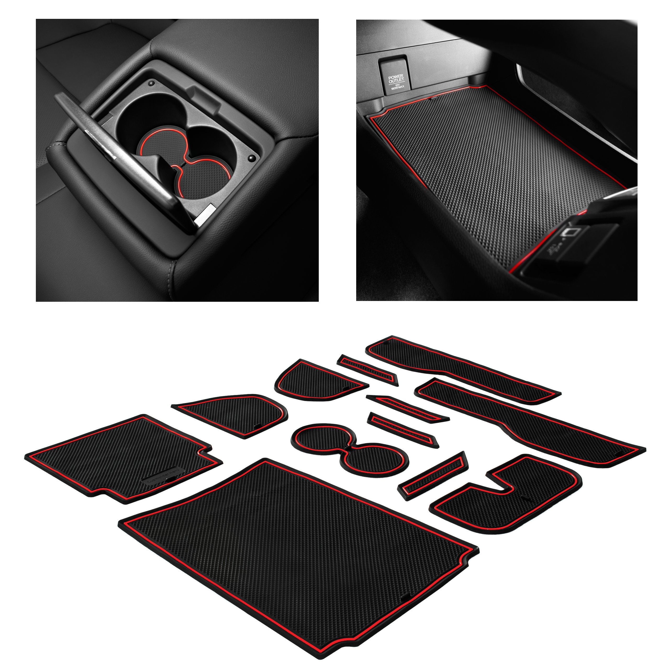 Accesorios de revestimiento CupHolderHero Honda Clarity 2017-2021 - Imagen 42 de 54