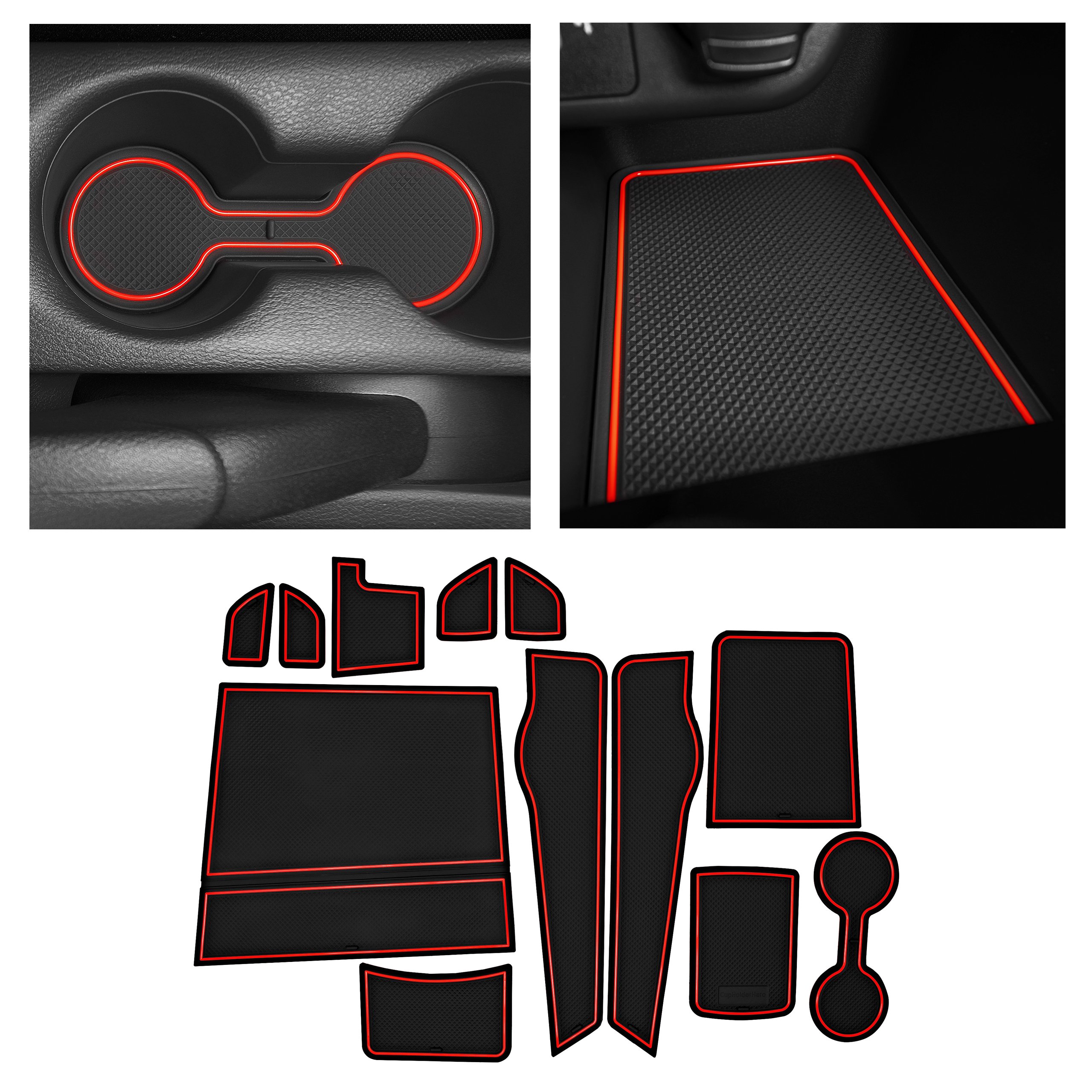 CupHolderHero se adapta a accesorios de revestimiento Nissan Versa 2020-2023 - Imagen 8 de 19