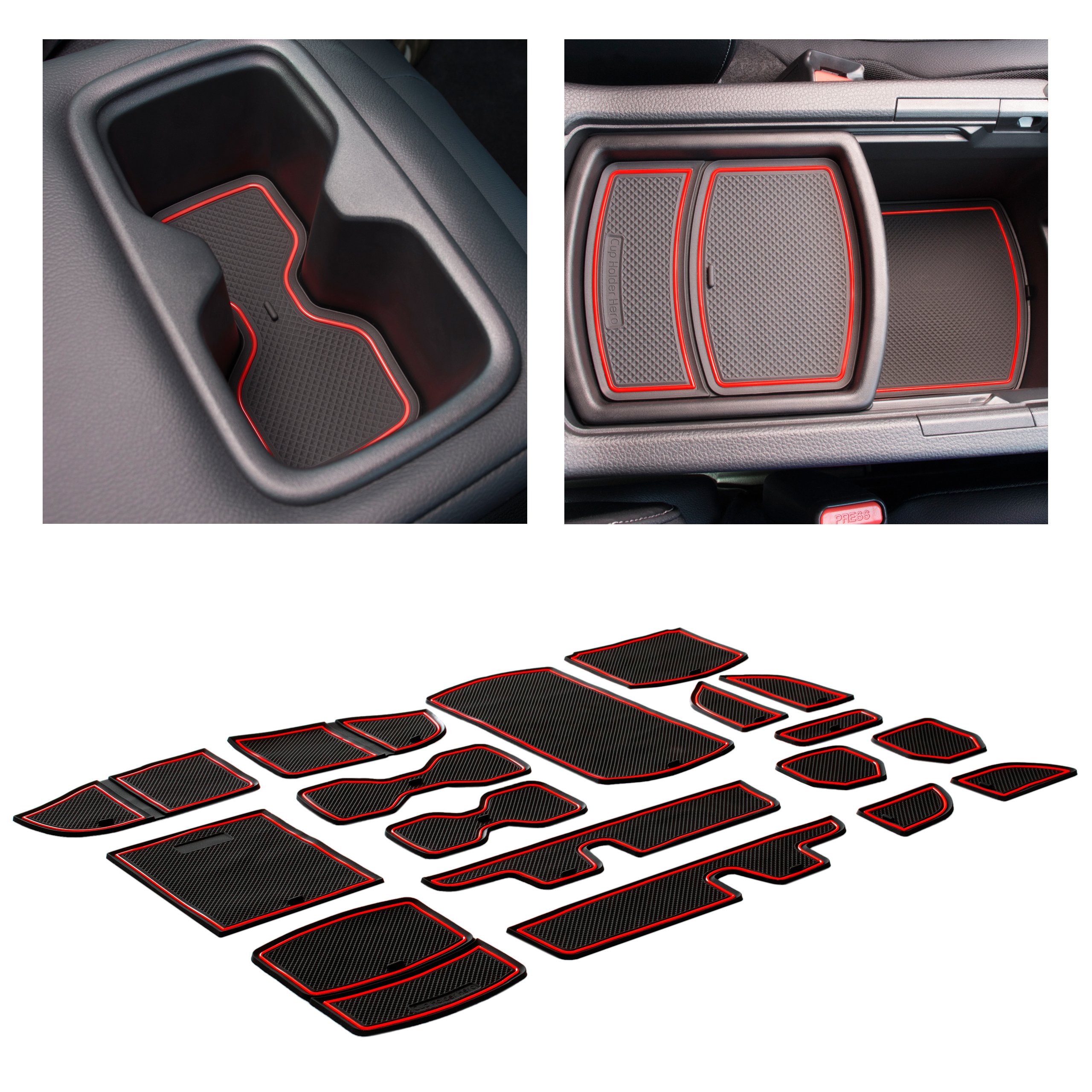 CupHolderHero for Honda Accord 2018-2023 Liner Accessories - Foto 12 di 24