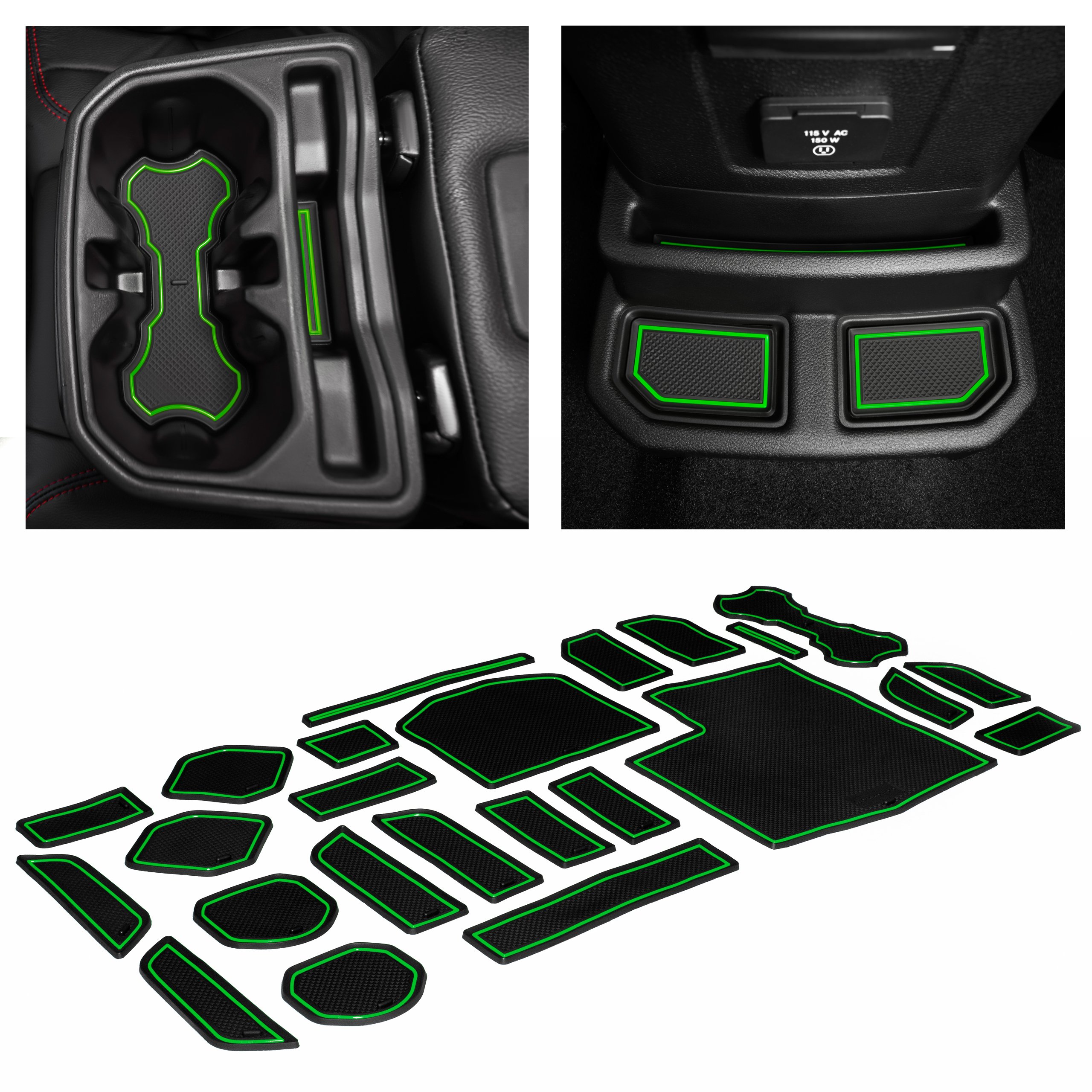 CupholderHero for Jeep Wrangler JL and JLU Accessories 2018-2023 - Foto 12 di 17