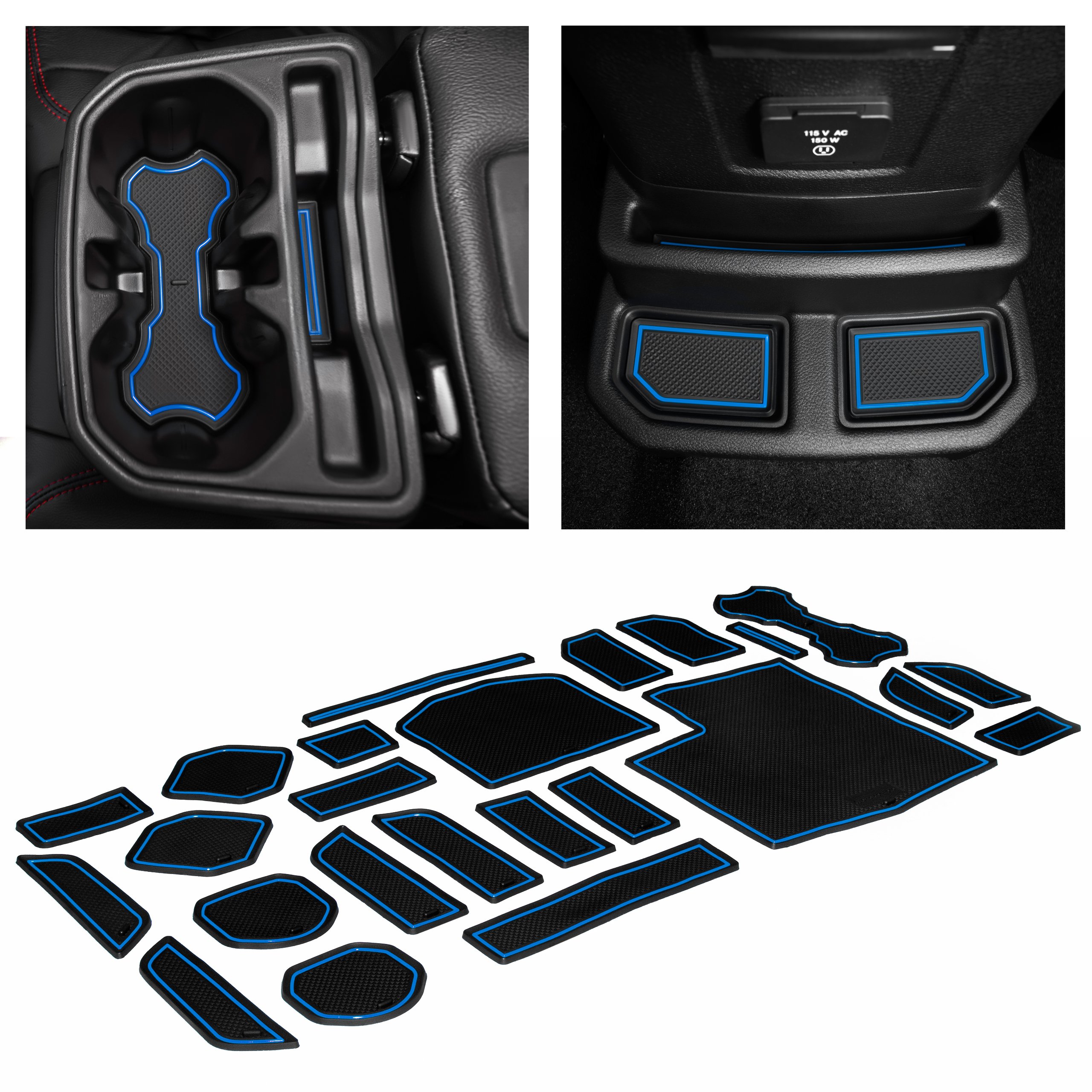 CupholderHero for Jeep Wrangler JL and JLU Accessories 2018-2023 - Foto 10 di 17