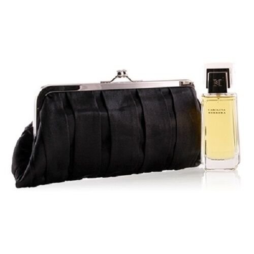 CAROLINA HERRERA 1.7 EDP Spray Women's Perfume + Handbag SET imperfect box - Picture 1 of 1