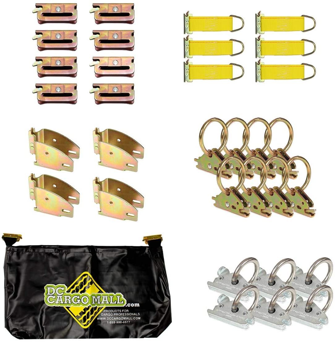 32 Pieces E-Track Accessories /& E-Track... DC Cargo Mall E Track Tie-Down Kit