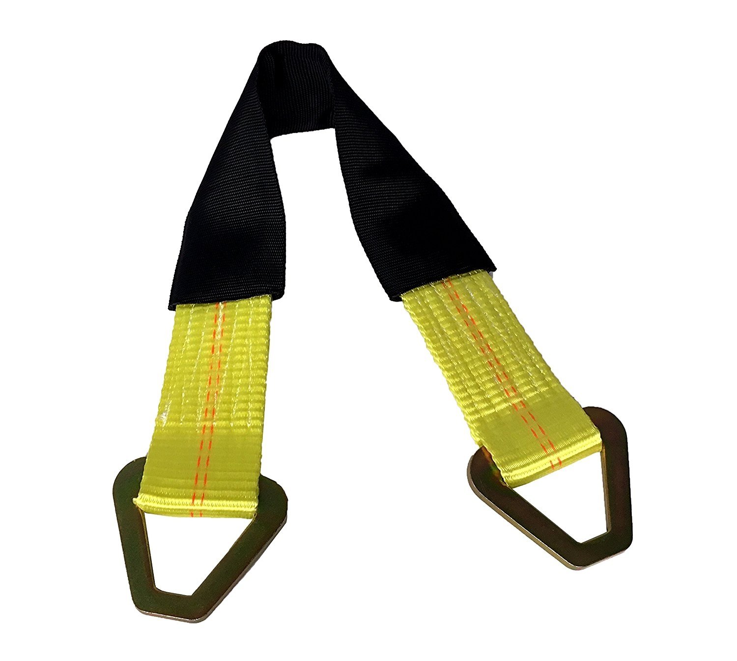 Car Towing Tie-Down Accessories with Protective Sleeve and D-Rings DC Cargo Mall 4 Pack of 36 x 2 Axle Strap with 10,000 Pound Break Strength