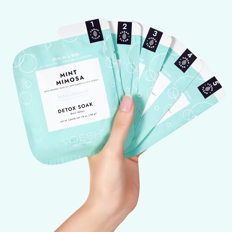 Kit de pedicura Voesh Pedi en una caja O2 Fizz 5 pasos - Imagen 25 de 32