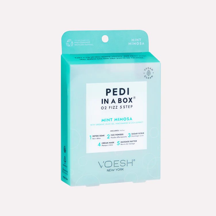 Kit de pedicura Voesh Pedi en una caja O2 Fizz 5 pasos - Imagen 24 de 32