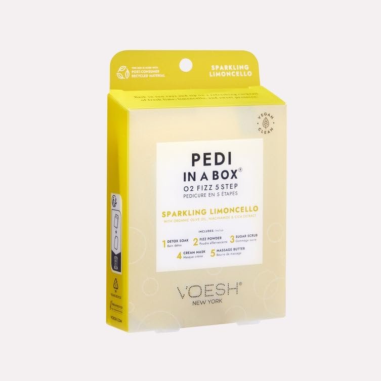 Kit de pedicura Voesh Pedi en una caja O2 Fizz 5 pasos - Imagen 30 de 32