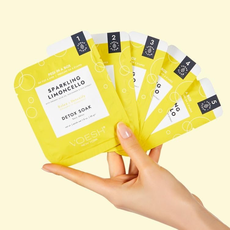 Kit de pedicura Voesh Pedi en una caja O2 Fizz 5 pasos - Imagen 31 de 32