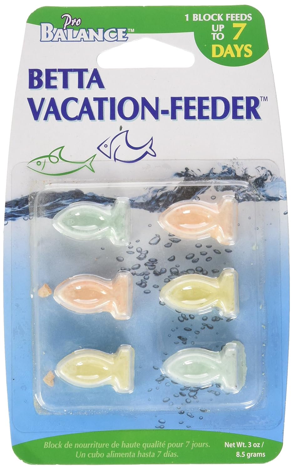Penn Plax Pro Balance 7-Day Betta Blocks Fish Food, Each Block is 0.75″ Long…