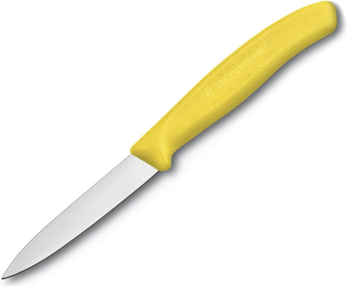 Victorinox 3.25 Inch Swiss Classic Paring Knife with Straight Edge, Spear…