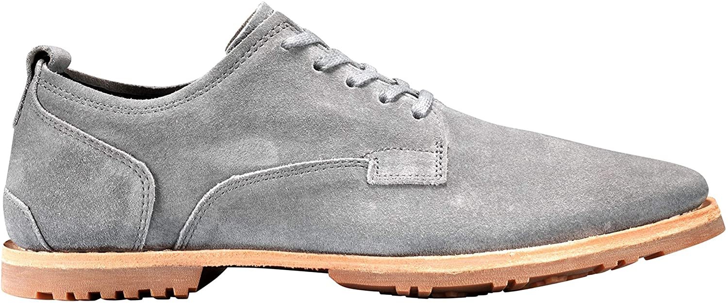 Pre-owned Timberland Mens Bardstown Plain Toe Oxford In Medium Grey Suede