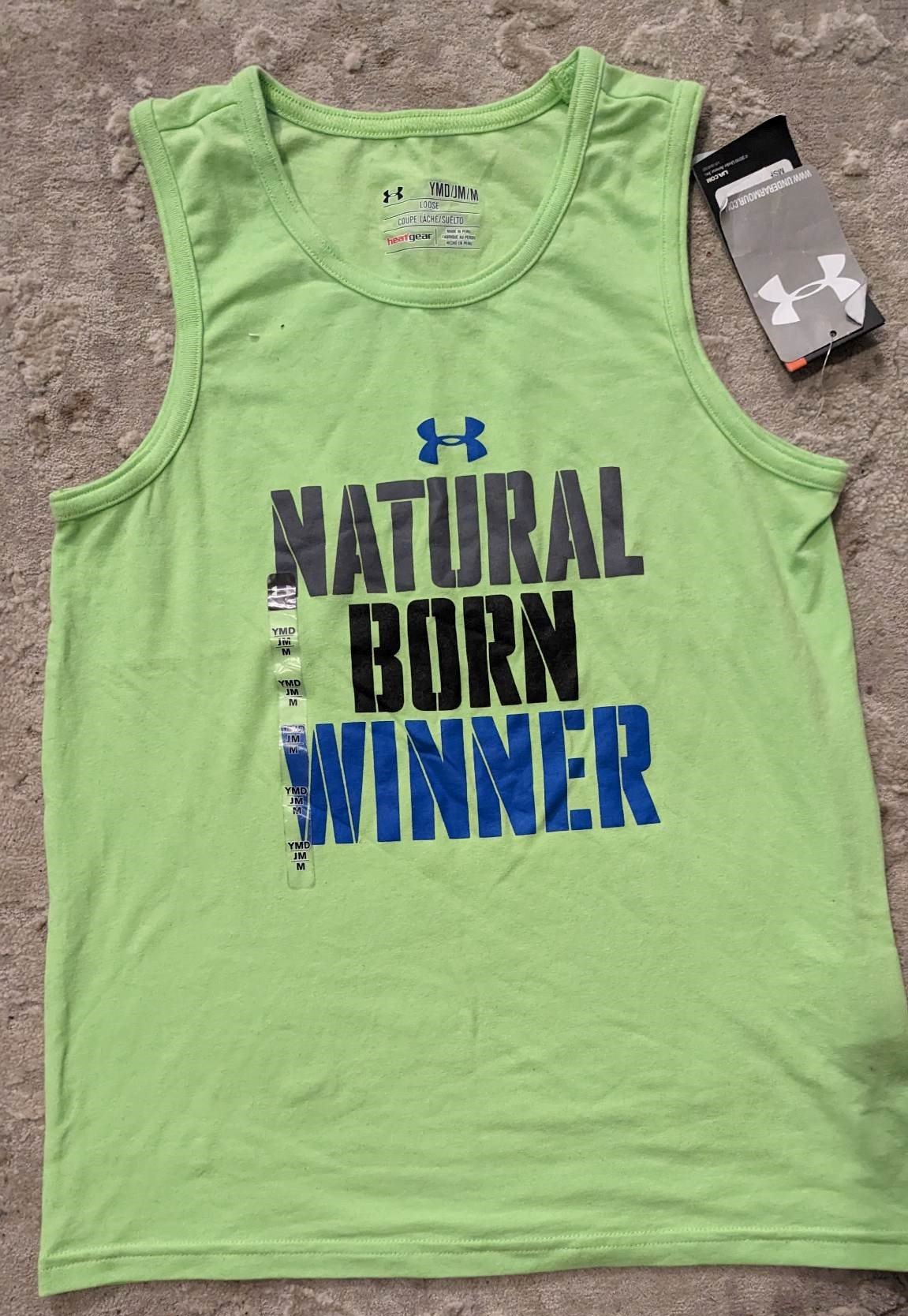 Under Armour Boys "natural Born Winner" Tank - Picture 14 of 14