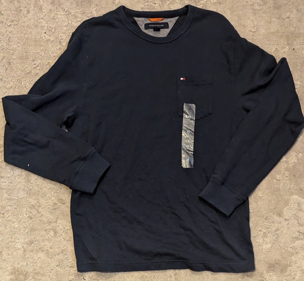 Tommy Hilfiger Men's Long Sleeve Crew Neck shirt - Picture 7 of 8