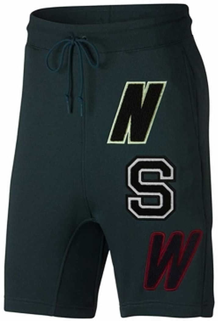 nike air fleece varsity style shorts