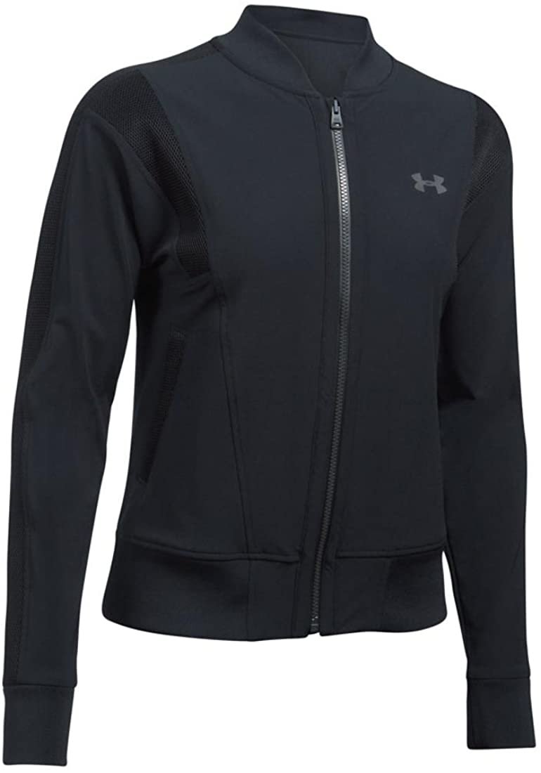 Under Armor Women's Mixed Media Woven Bomber - Picture 2 of 2