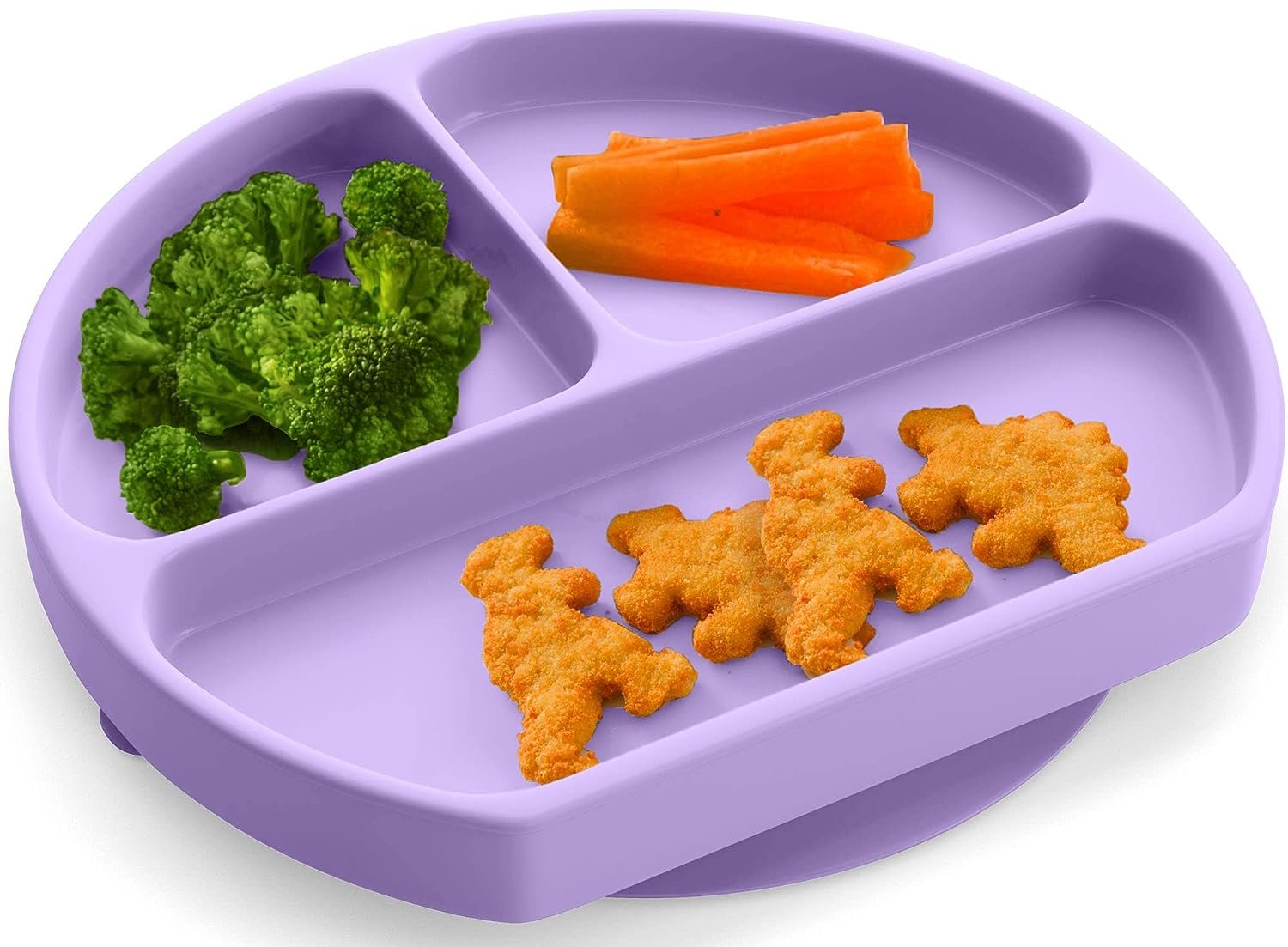 Satiety Silicone Suction Plate for Feeding Babies/ Toddler/ Kids- Microwave Safe - Picture 14 of 14