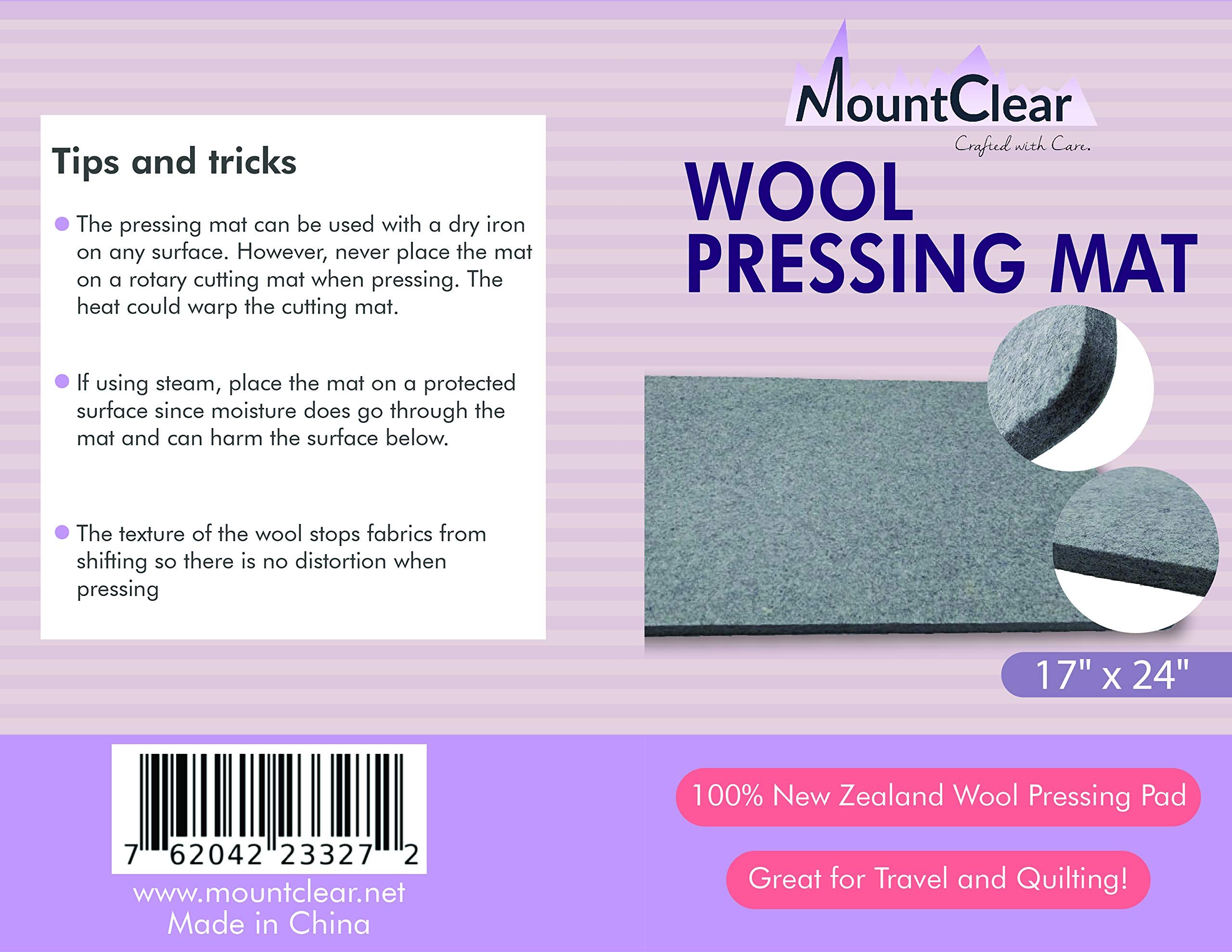 Wool Ironing Mat-Pad Made with 100% New Zealand Wool Pressing Pad -5 Sizes - Picture 24 of 37