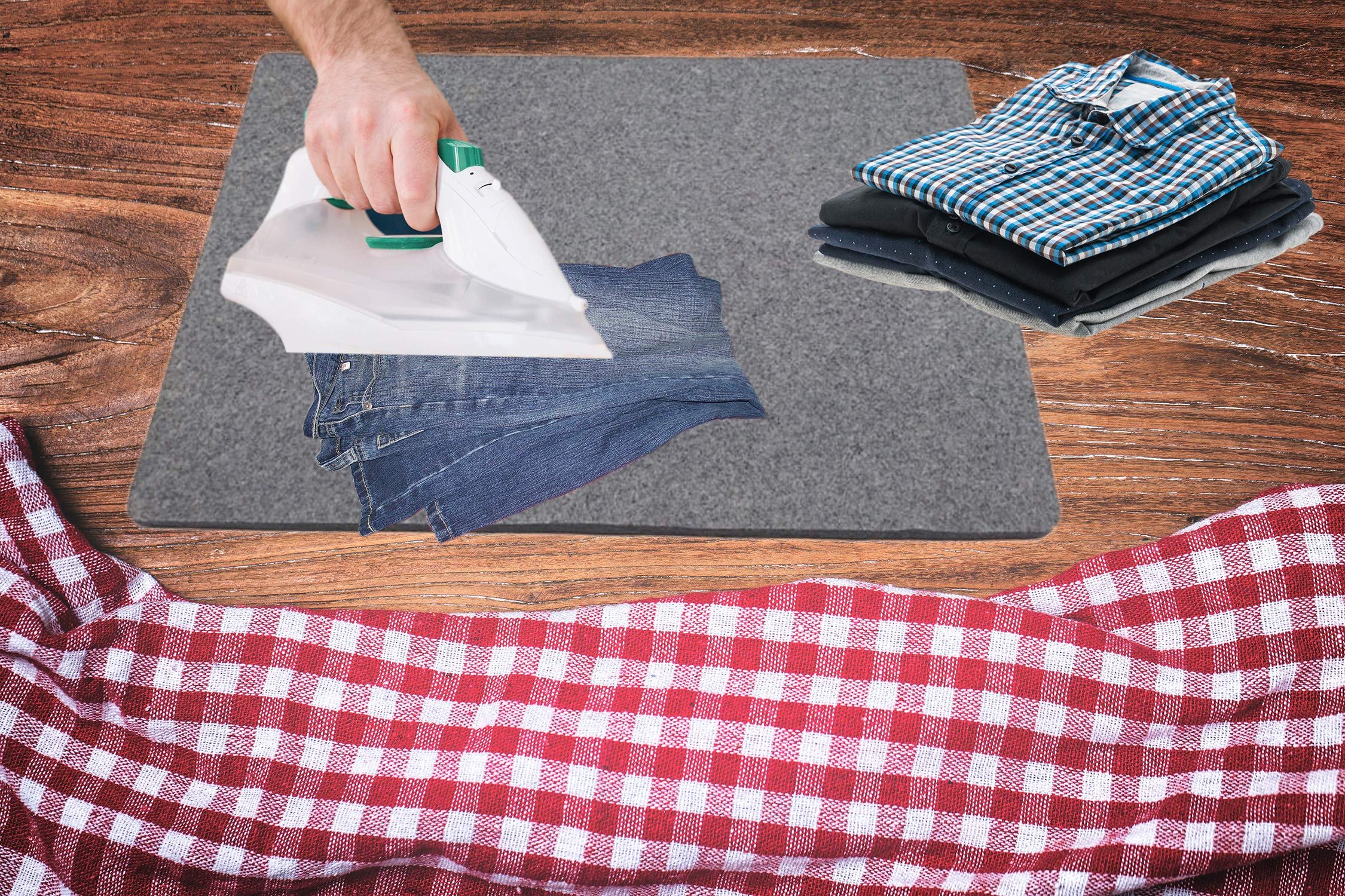 Wool Ironing Mat-Pad Made with 100% New Zealand Wool Pressing Pad -5 Sizes - Picture 35 of 37