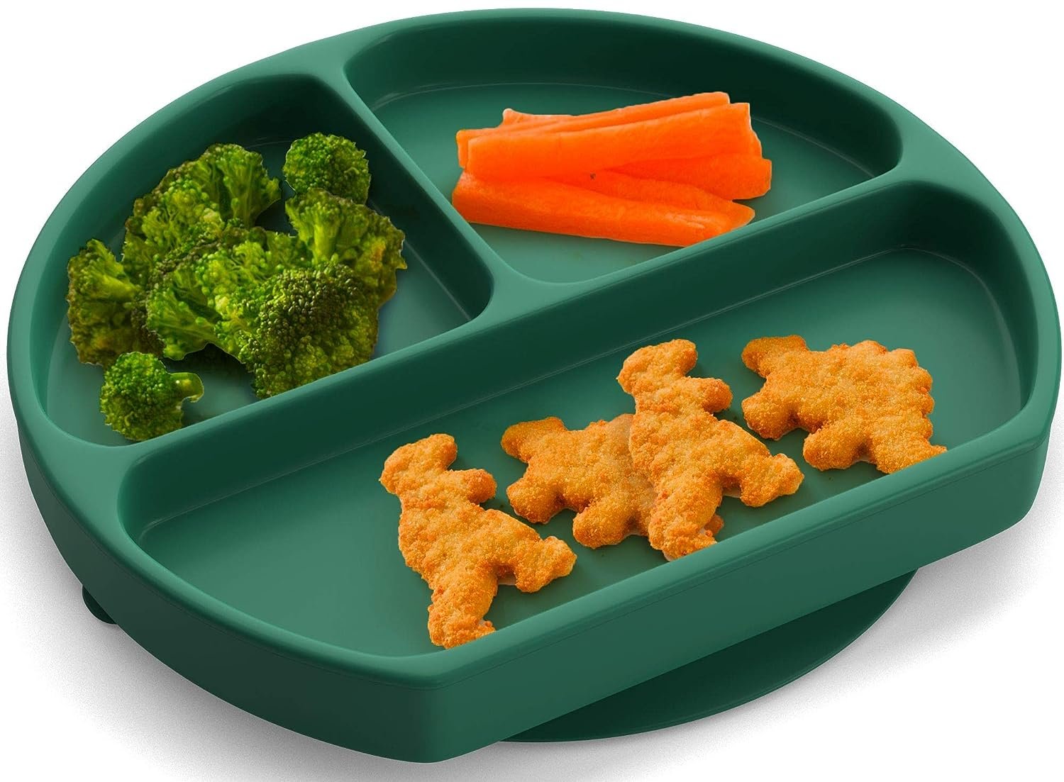 Satiety Silicone Suction Plate for Feeding Babies/ Toddler/ Kids- Microwave Safe - Picture 13 of 14