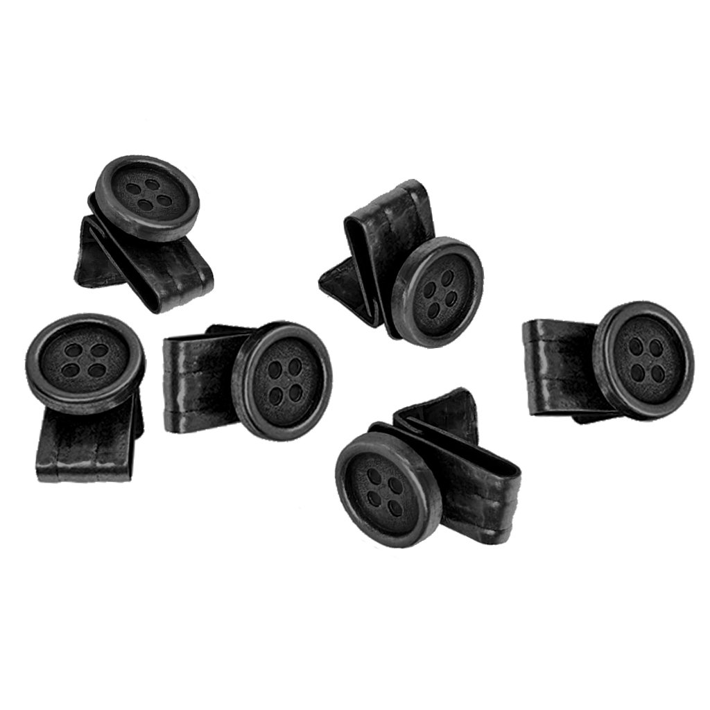 SuspenderStore No-Sew EZ-Buttons (movable) - Set of Six (6) - 3 Colors - Picture 3 of 4