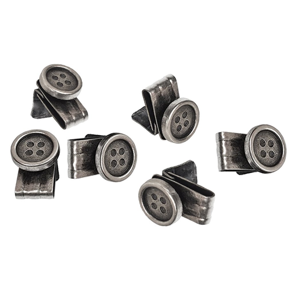 SuspenderStore No-Sew EZ-Buttons (movable) - Set of Six (6) - 3 Colors - Picture 4 of 4