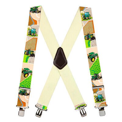 SuspenderStore Tractores Verdes - Elástico de 2 pulgadas de Ancho - CLIP - 3 Tamaños - Imagen 5 de 7