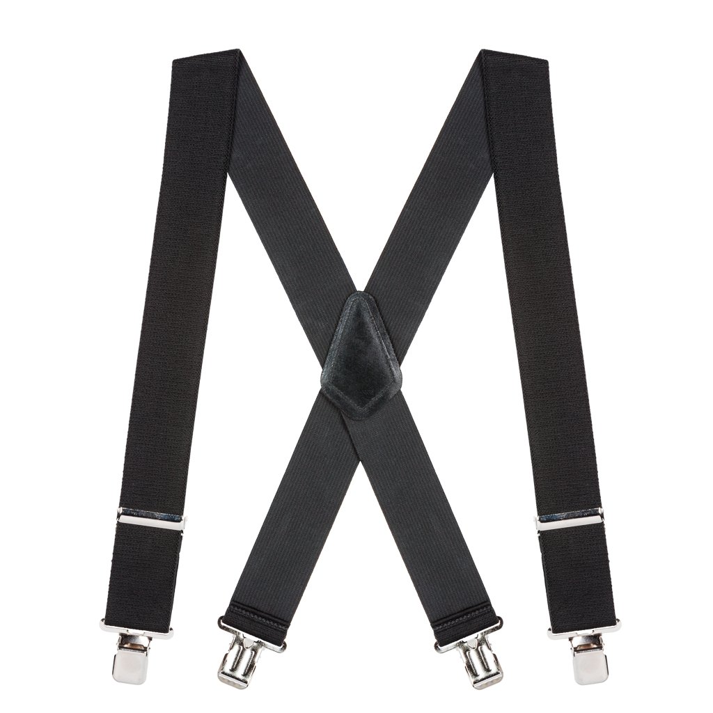 StrapseStore Classic einfarbige Hosenträger - 2" breit elastisch - CLIP - 4 Größen - Bild 5 von 19