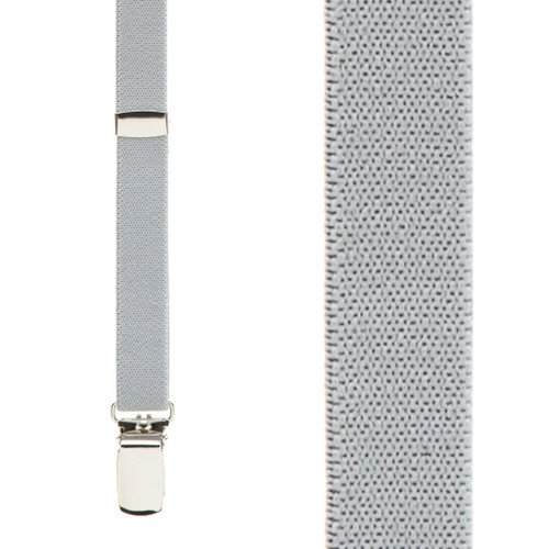 SuspenderStore Skinny Suspenders- 1/2" Wide Elastic - CLIP - 2 Sizes - Picture 26 of 56