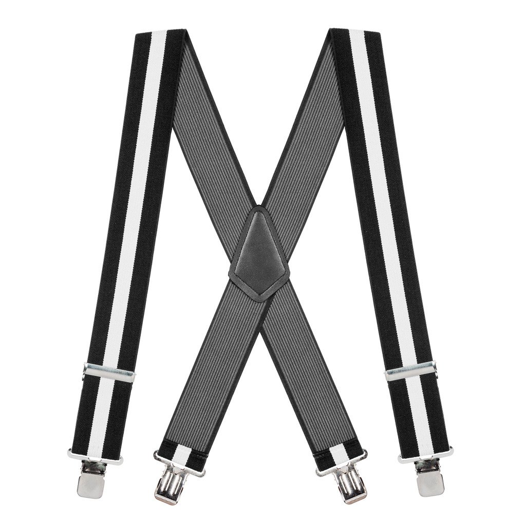 StrapseStore Classic einfarbige Hosenträger - 2" breit elastisch - CLIP - 4 Größen - Bild 8 von 19