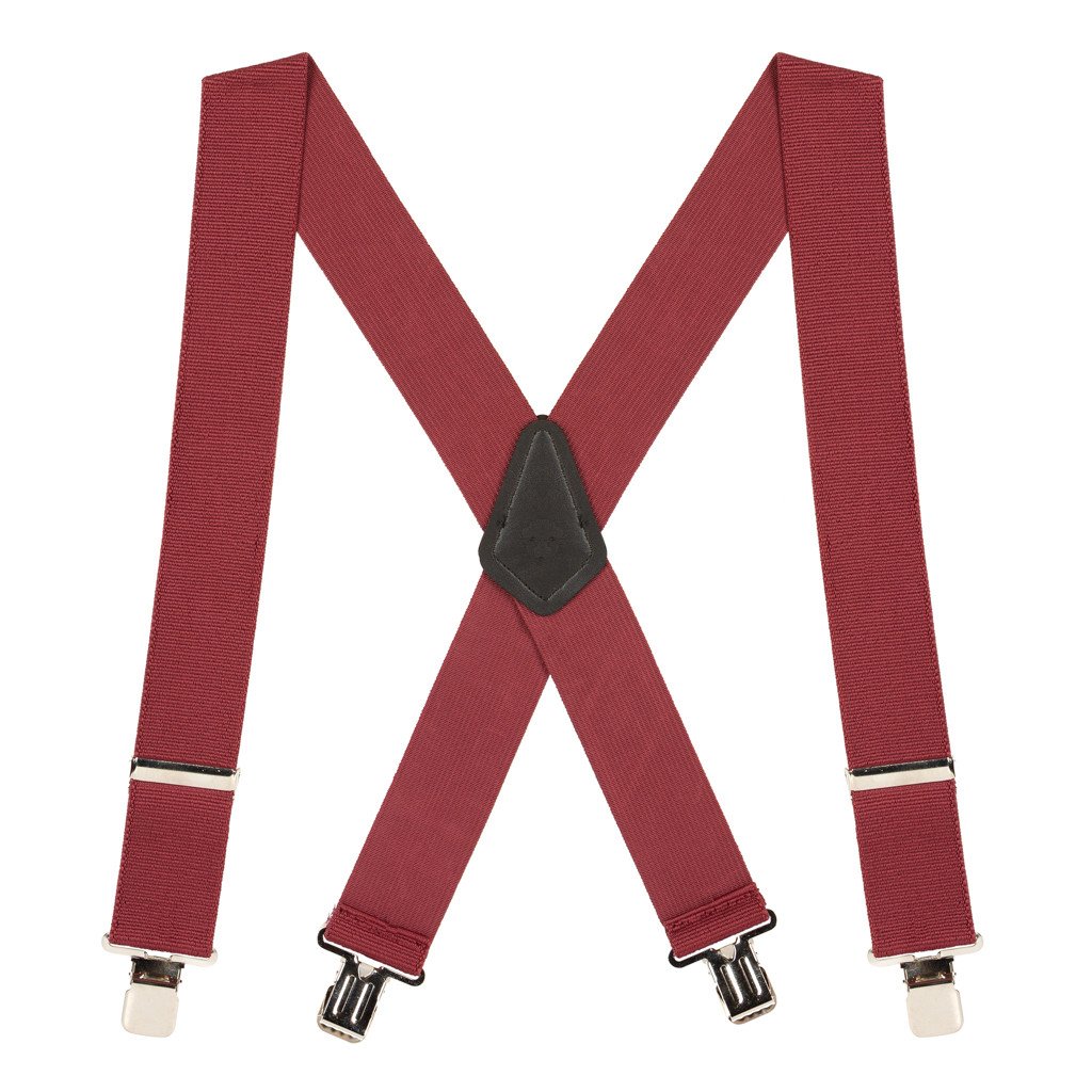 StrapseStore Classic einfarbige Hosenträger - 2" breit elastisch - CLIP - 4 Größen - Bild 7 von 19