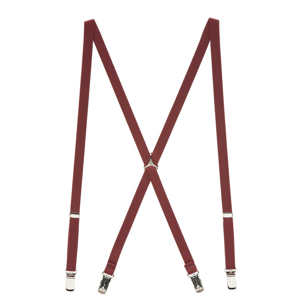SuspenderStore Skinny Suspenders- 1/2" Wide Elastic - CLIP - 2 Sizes - Picture 9 of 56