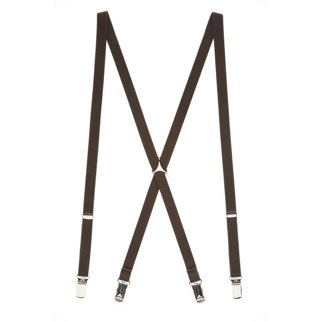 SuspenderStore Skinny Suspenders- 1/2" Wide Elastic - CLIP - 2 Sizes - Picture 17 of 56