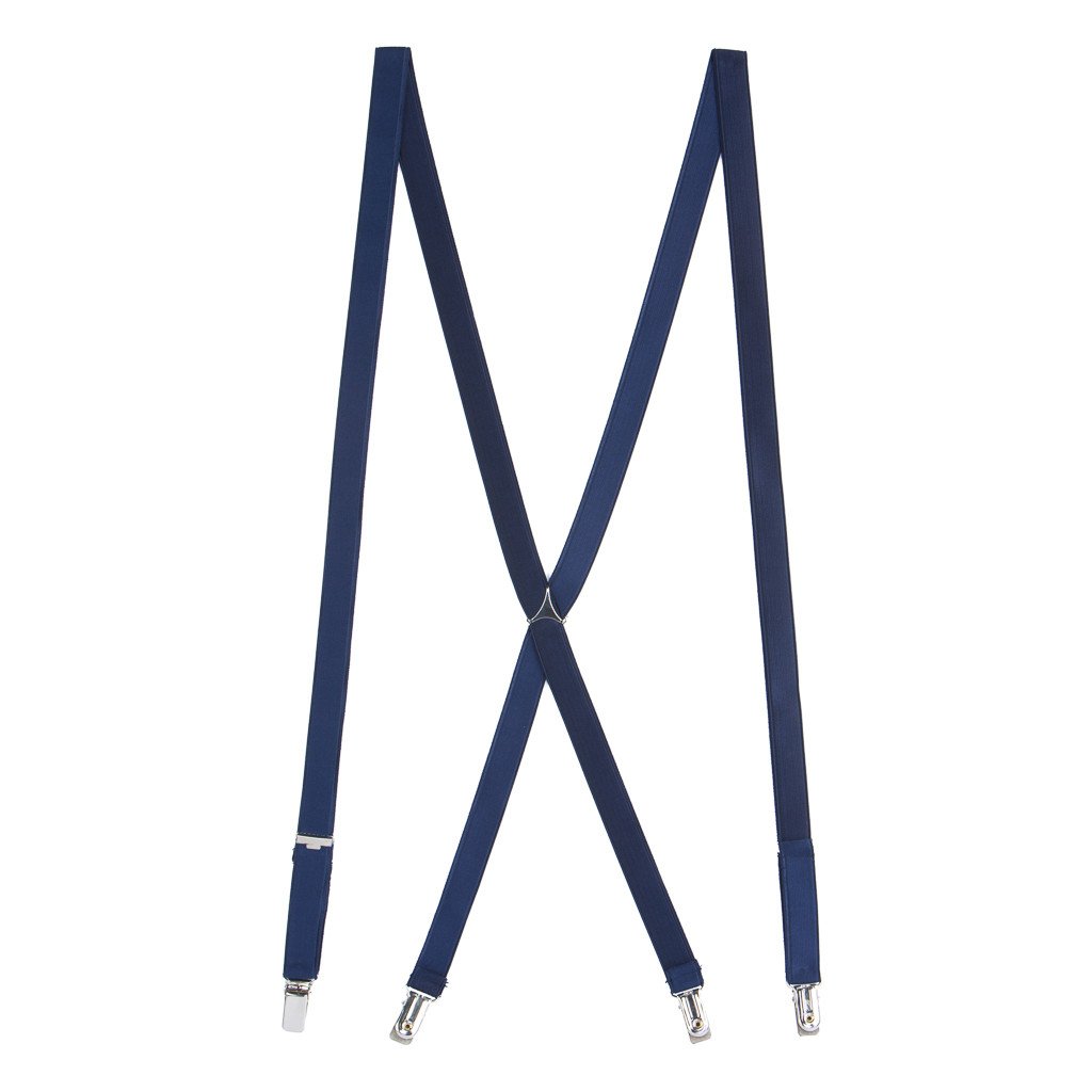 SuspenderStore Skinny Satin Suspenders - 3/4" Wide Elastic - CLIP - 2 Sizes - Picture 9 of 11