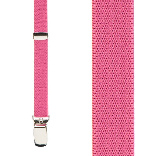 SuspenderStore Skinny Suspenders- 1/2" Wide Elastic - CLIP - 2 Sizes - Picture 14 of 56