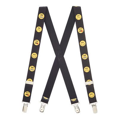 SuspenderStore Kids' Silly Face Suspenders- 1-Inch Wide Elastic- CLIP - 3 Sizes - Picture 5 of 7
