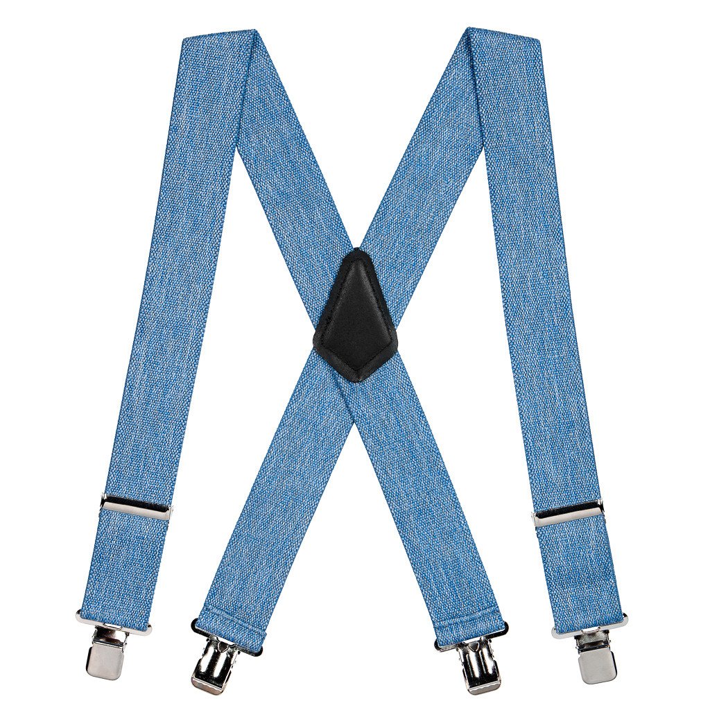 StrapseStore Classic einfarbige Hosenträger - 2" breit elastisch - CLIP - 4 Größen - Bild 9 von 19