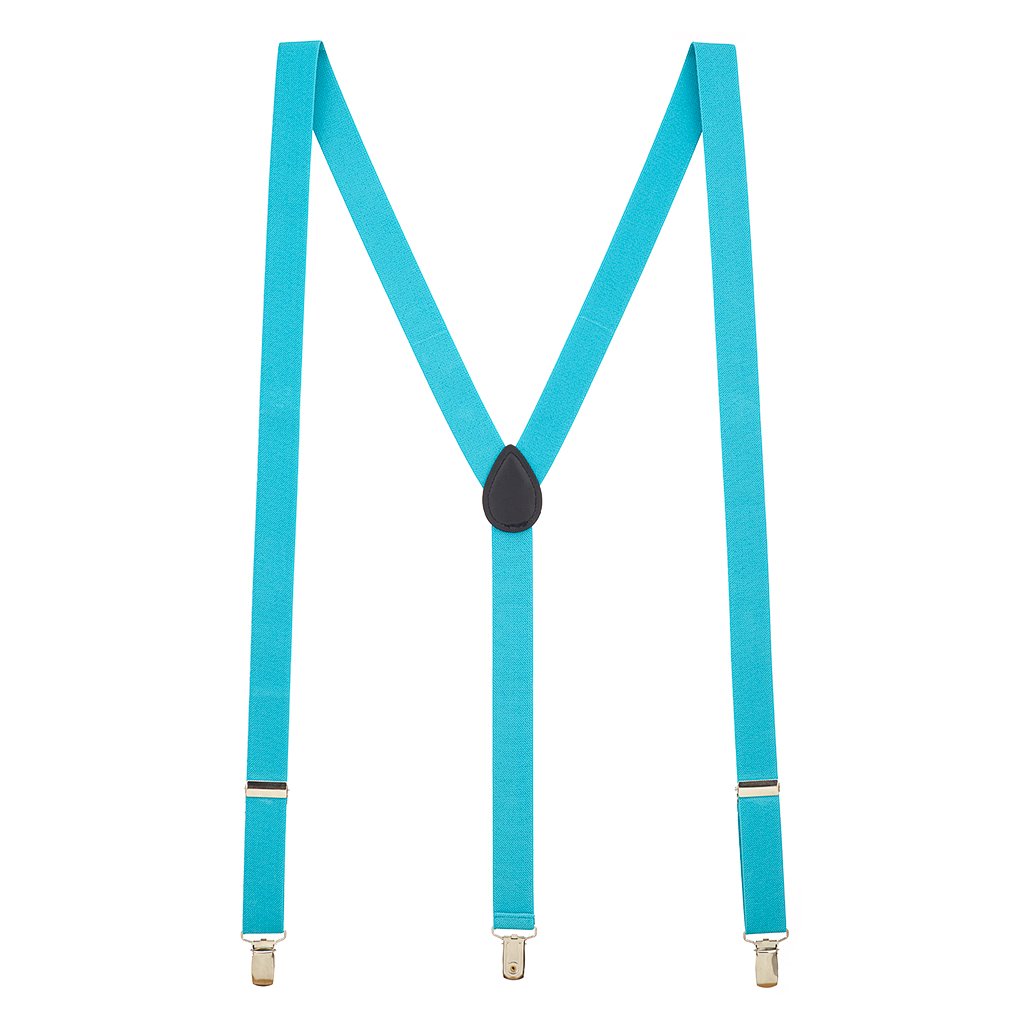 SuspenderStore FRISCHE FARBEN Y-Rücken Hosenträger - 1 Zoll breit elastisch - CLIP - 3 Größen - Bild 21 von 21