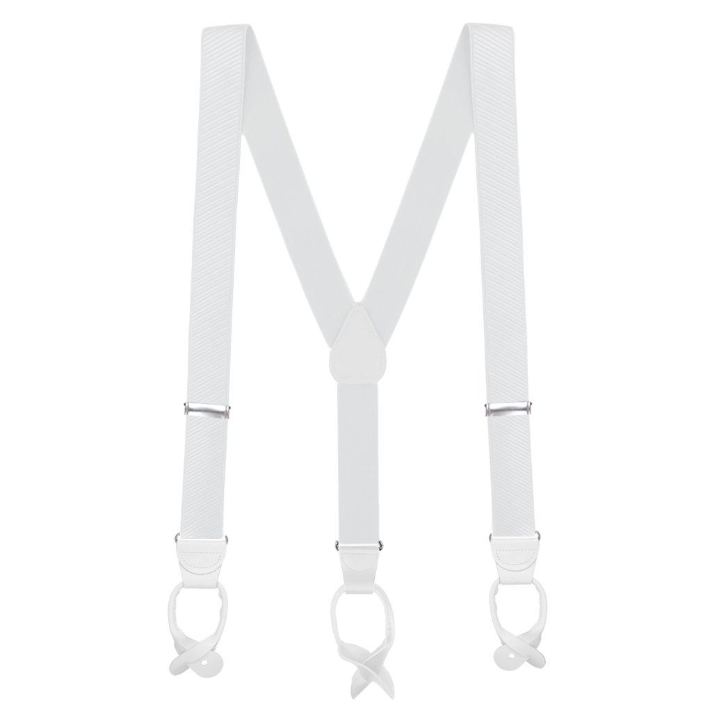SuspenderStore French Satin Twill Suspenders - BUTTON - 6 Colors & 2 Sizes - Picture 10 of 11
