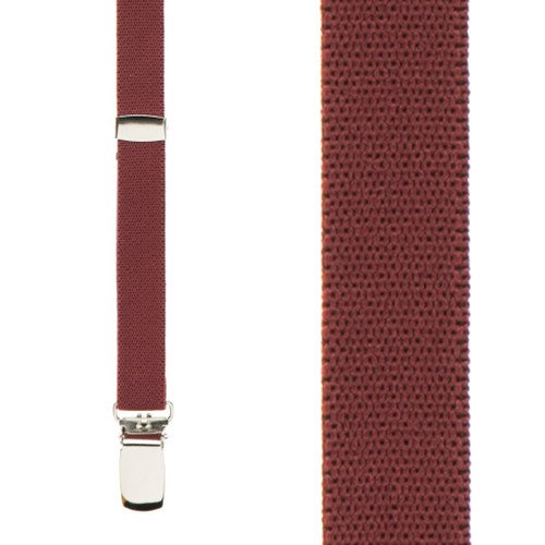 SuspenderStore Skinny Suspenders- 1/2" Wide Elastic - CLIP - 2 Sizes - Picture 10 of 56