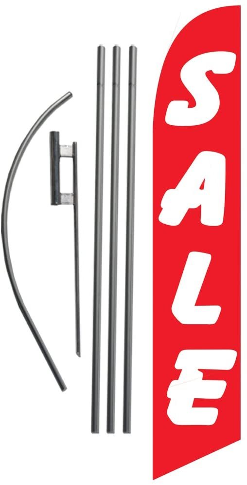 Sale Teardrop Banner Flag Kit with Ground Stake, Outdoor Advertising Flag Set... - Bild 57 von 61