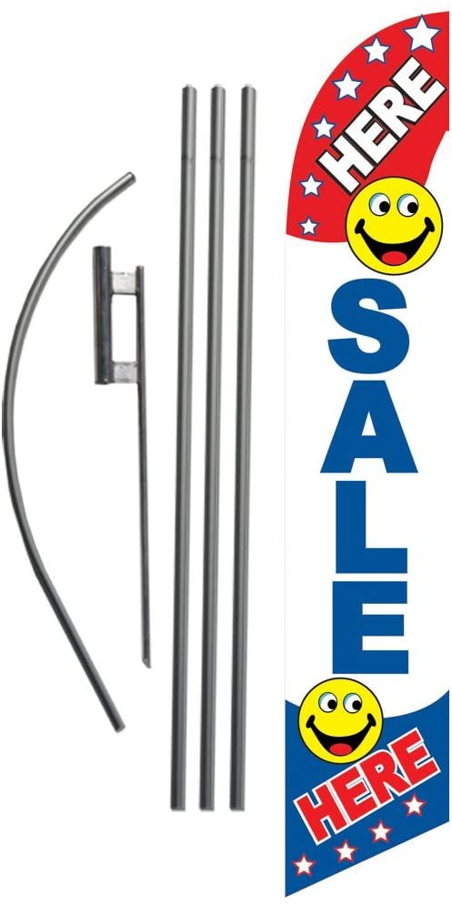 Sale Teardrop Banner Flag Kit with Ground Stake, Outdoor Advertising Flag Set... - Bild 46 von 61
