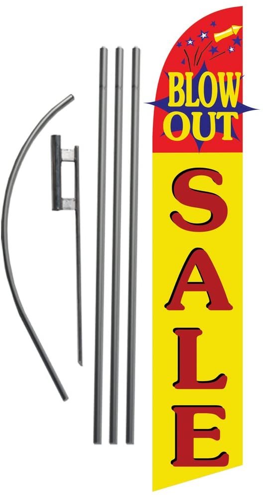 Sale Teardrop Banner Flag Kit with Ground Stake, Outdoor Advertising Flag Set... - Bild 43 von 61