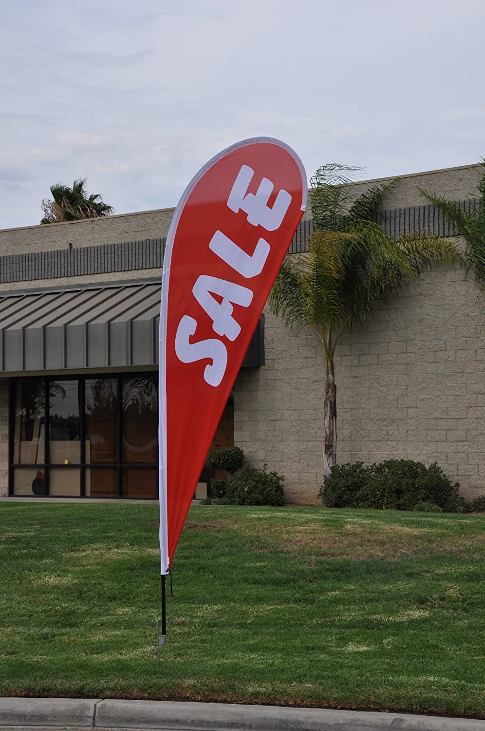 Sale Teardrop Banner Flag Kit with Ground Stake, Outdoor Advertising Flag Set... - Bild 52 von 61