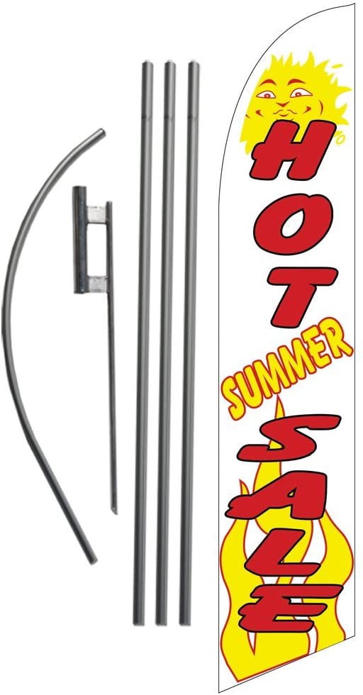 Sale Teardrop Banner Flag Kit with Ground Stake, Outdoor Advertising Flag Set... - Bild 47 von 61