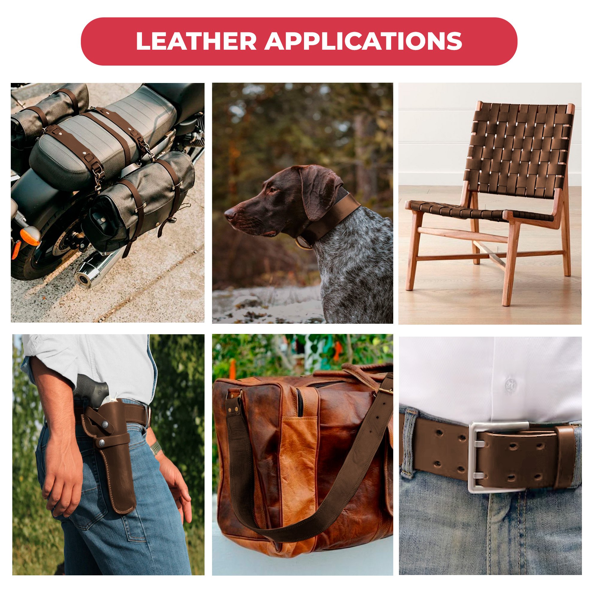 ELW 9-10 oz (3.6-4.0mm) Craftsmen's Grade Latigo Leather Pre-Cut Hides