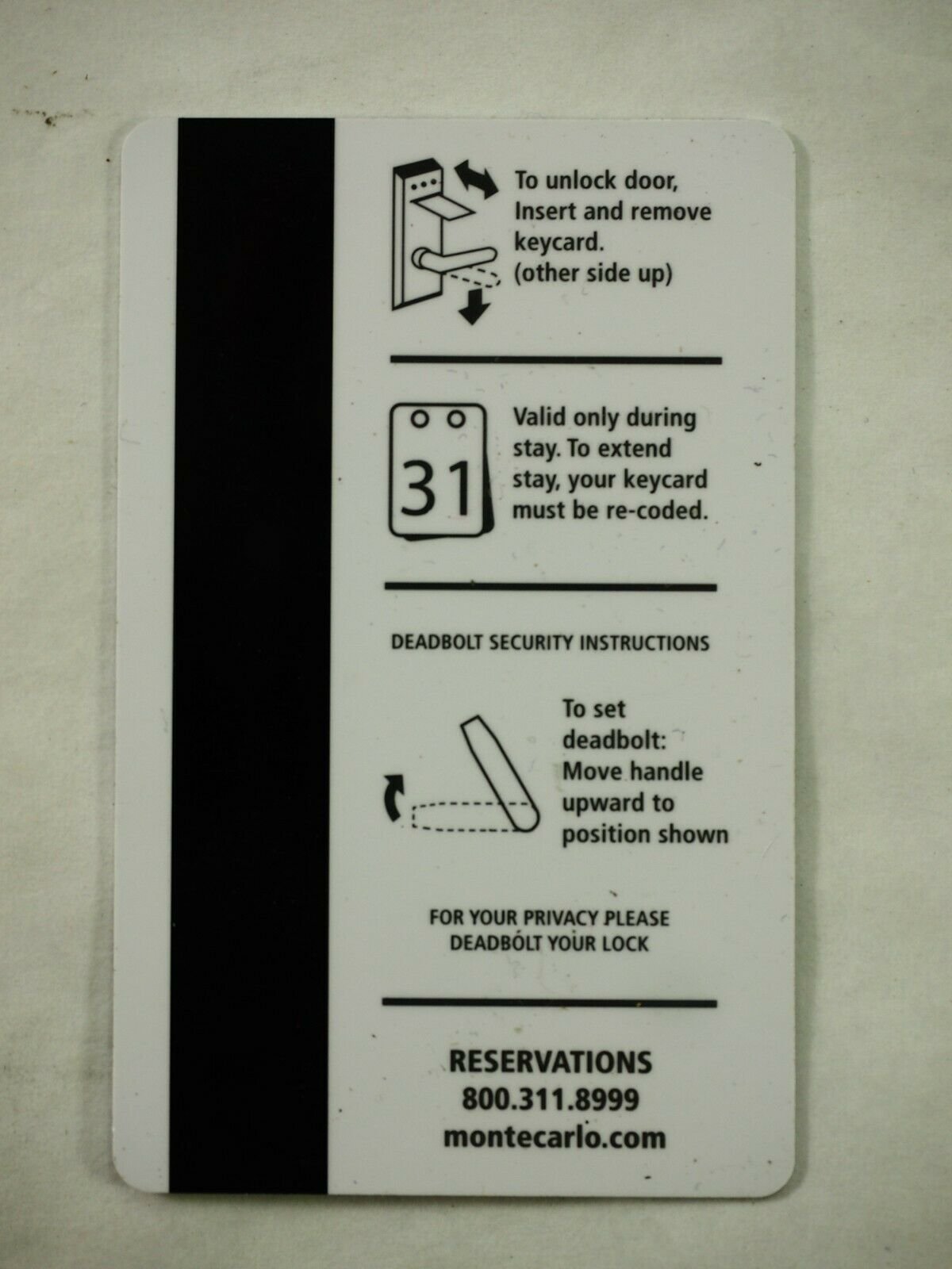 Monte Carlo Hotel & Casino Las Vegas Room Key Cards, 17 Types You Pick - Picture 86 of 89